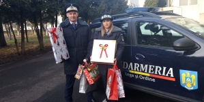 Jandarmii maramureșeni, mesagerii Moșului pentru un grup de copii nevoiași și fără părinți