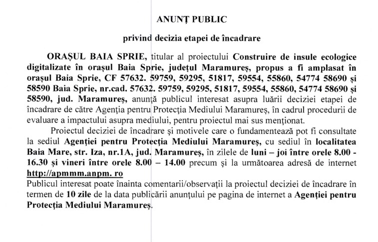 Anunț publicitar 19.12.2023