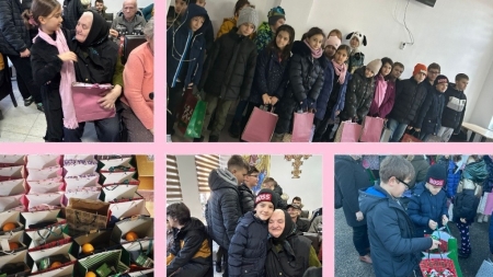 Elevii Școlii Gimnaziale ”Alexandru Ioan Cuza” Baia Mare, vizită la Căminul pentru Persoane Vârstnice din Baia Sprie