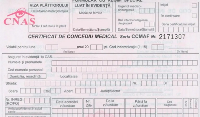 Concedii medicale pe mai puțini bani, din 2024