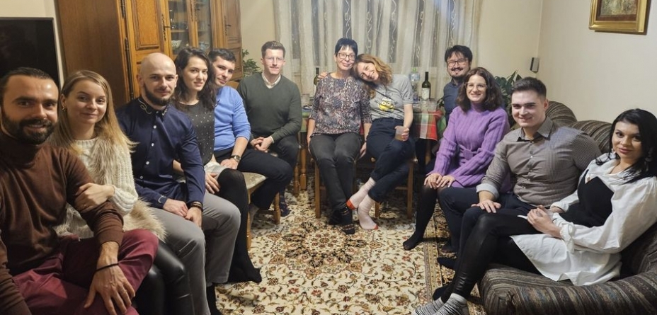 „Trupa de mate” s-a reunit la profesorul ei favorit, de Crăciun, în Baia Mare