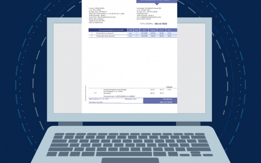 Factura electronică, obligatorie de la 1 ianuarie 2024