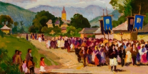 Tablouri din Școala băimăreană de pictură, vândute la o licitație în Cluj Napoca