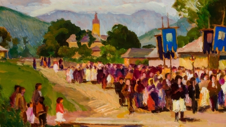 Tablouri din Școala băimăreană de pictură, vândute la o licitație în Cluj Napoca