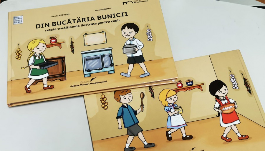 Cei mici sunt invitați să învețe rețetele bunicilor prin intermediul cărții „Din bucătăria bunicii – rețete tradiționale ilustrate pentru copii”