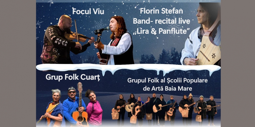 Concert folk la Bastionul Măcelarilor din Baia Mare