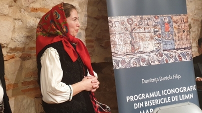 La Sighetu Marmației: Dr. Dumitrița Filip lansează cartea „Programul iconografic din bisericile de lemn maramureșene: document istoric și discurs teologic”