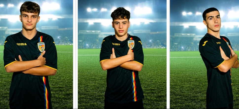 Trei jucători de fotbal ai ACS Gloria Tăuții Măgherăuș, la antrenamentele unor echipe consacrate din Liga 3