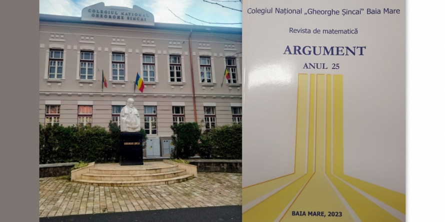 Revista băimăreană de matematică „Argument” împlineşte 25 de ani