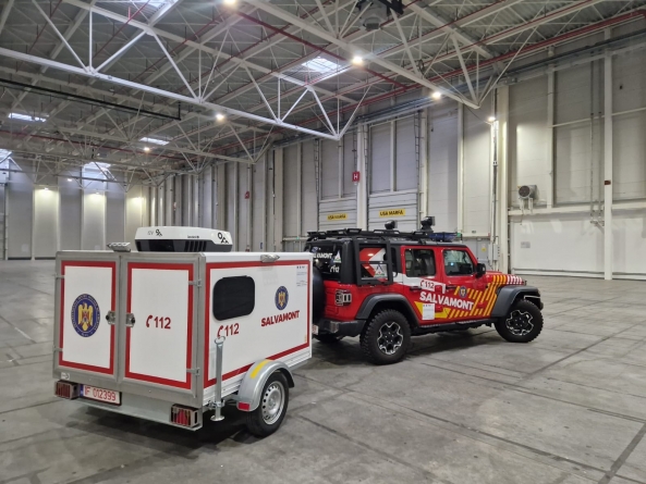 Autospecială nouă pentru salvamontiști, destinată intervențiilor dificile