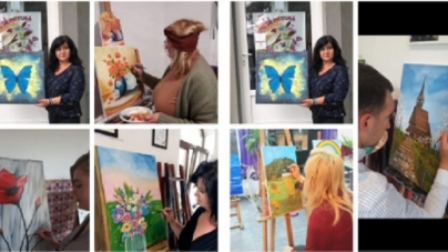 Cursuri pentru cei care nu știu că știu să picteze, la Cercul de pictură Borșa – Vișeu de sus