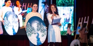 Seară magică, marcată de cifra „7” la Borșa. Șapte ani de existență a Cercului de pictură condus de Irina Doce