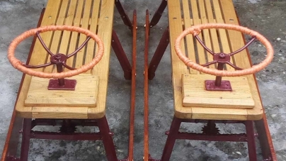 Lenkerul – sania cu volan de la Băiuț