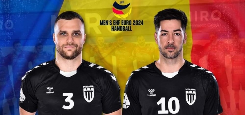 Cu doi jucători de la Minaur în lot, echipa de handbal masculin revine la Campionatul European, după 28 de ani; Programul integral al naționalei
