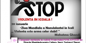 30 ianuarie- Ziua Internațională a nonviolenței în scoli