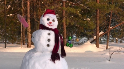 Omul de zăpadă, vedeta zilei de 18 ianuarie