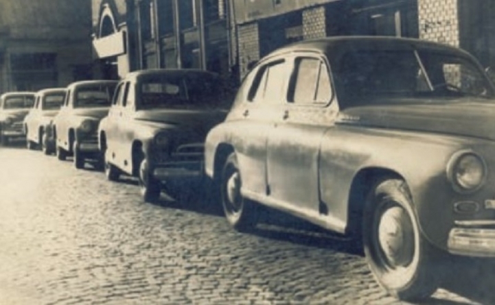 Cum arătau primele taxiuri din Baia Mare. Mașinile Pobeda erau de producție rusească