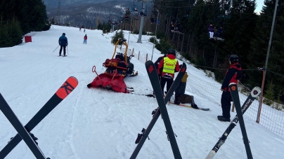 Bilanțul Serviciului Public Județean Salvamont Maramureș, de la deschiderea sezonului de schi