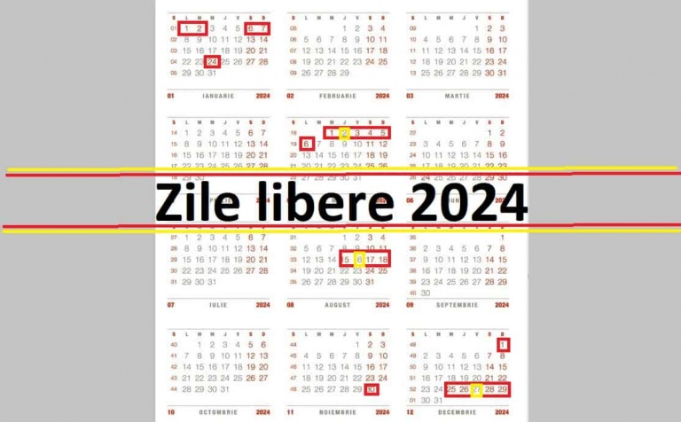 Când va fi prima minivacanță din acest an
