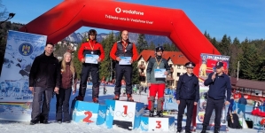 Andrei Chirică, soldat în cadrul Secției de pompieri Vișeu de Sus, pe podium la etapa finală a Cupei A.S.P.R. la schi și snowboard