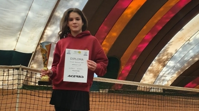 Performanță: Maramureșeanca Ștefania Chiorean a câștigat Circuitul Național de Tenis Brașov Cup