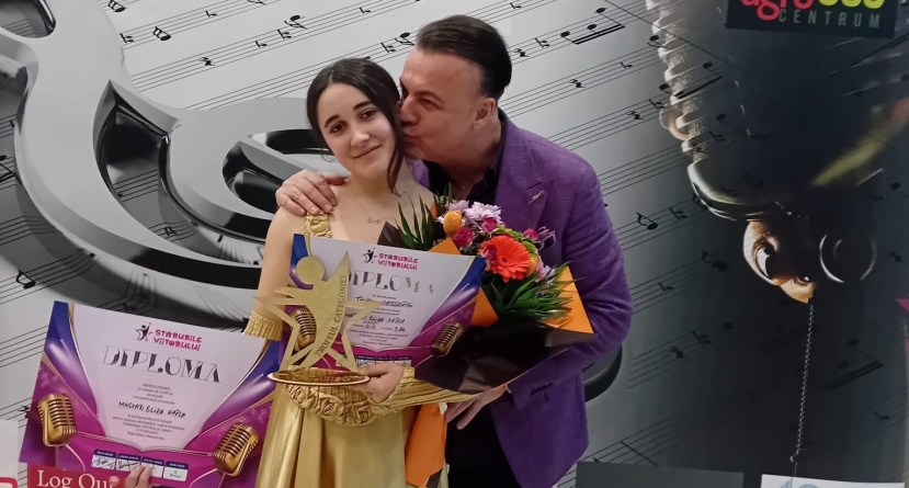 Eliza Magyari a obținut Marele Trofeu Senior la secțiunea muzică ușoară a concursului  „Starurile Viitorului”