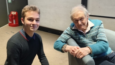 Traian Rareș Tuș, întâlnire cu unul din principalii stâlpi ai fizicii moderne, Sir Roger Penrose – laureat al Premiului Nobel
