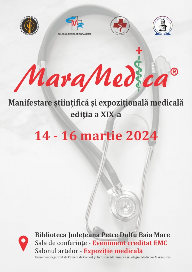 Joi, 14 martie, se deschide oficial „MaraMedica”, important eveniment în domeniul medical