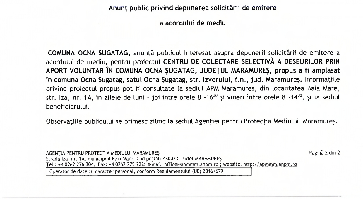 Anunț publicitar 27.02.2024