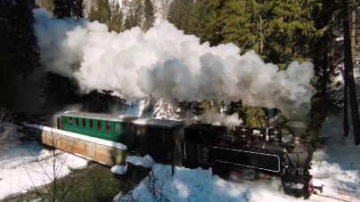 Mocănița de pe Valea Vaserului, promovată la ROventura Kanal D