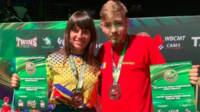 Doi băimăreni s-au clasat pe locul 3 la Campionatul Mondial de MuayThai din Bangkok, Thailanda