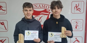 Rezultat excelent: Echipa de dublu Șerban Rus-Apan și Samuel Șleam de la CS Orizont Baia Mare, câștigătoare la Cupa Dinamo Brașov – tenis de câmp, categoria U16