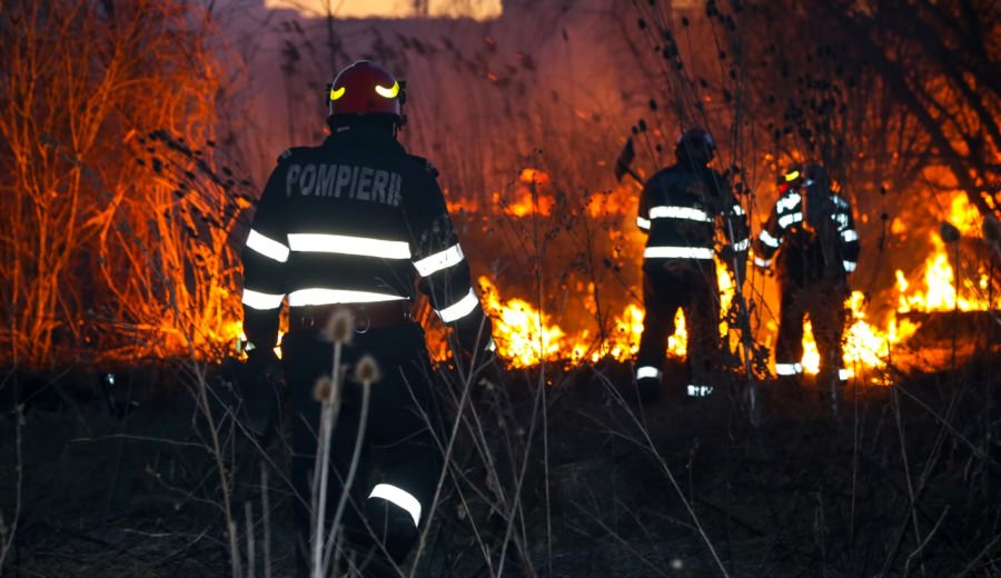 Pompierii atrag atenția asupra riscului de incendii forestiere. În curând începe „sezonul” lor