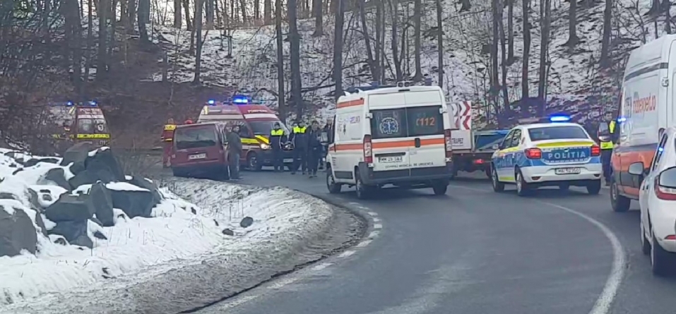 Accident rutier la ieșirea din Șurdești; Un copil de 4 ani a ajuns la spital