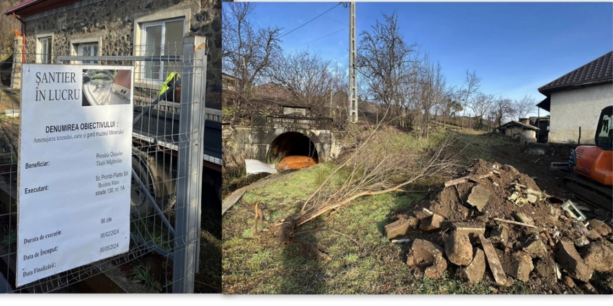 Au început lucrările la Muzeul Mineritului din Băița