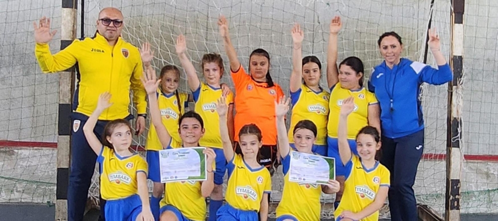 Olimpiada Națională a Sportului Școlar la Fotbal Feminin: Școala 18, campioană a județului Maramureș la U8