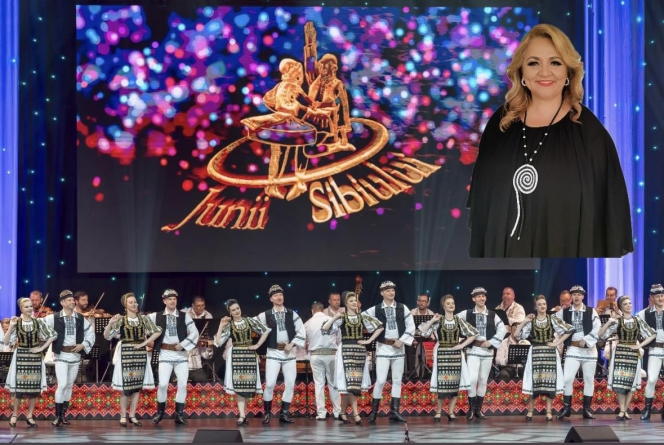 Invitați din Sibiu la „65 Aniversar”. Evenimentul marchează 65 de ani de activitate a Ansamblului Folcloric Național „Transilvania”