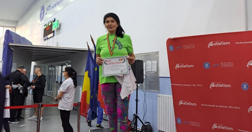 Atletism: O nouă performanță obținută de maramureșeanca Maria Șter la Campionatul Național de Sală