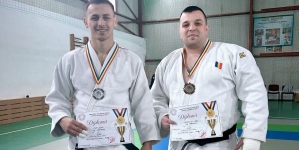 Jandarmii maramureșeni Denis Pop și Mirel Grigoriciuc, pe locurile fruntașe la Campionatul Național de Judo