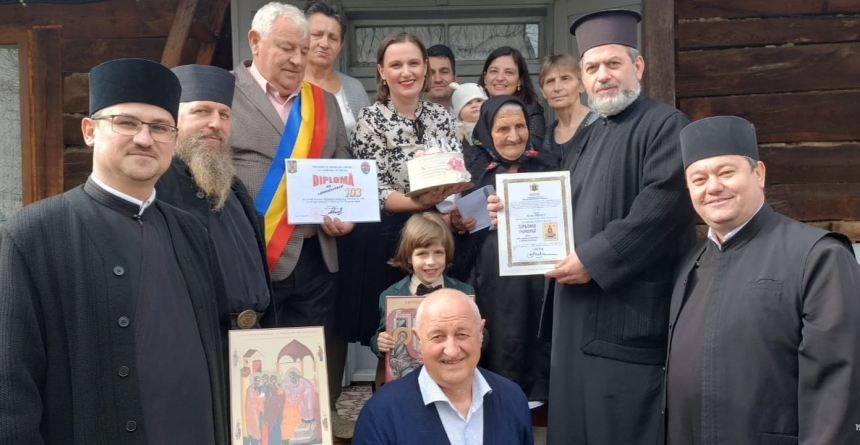 Ileana Mihalca din Petrova a împlinit 103 ani