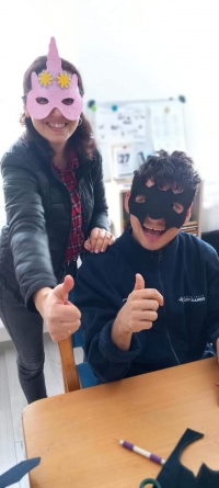 De Ziua Mondială a Teatrului, tinerii „Esperando” și-au confecționat propriile măști