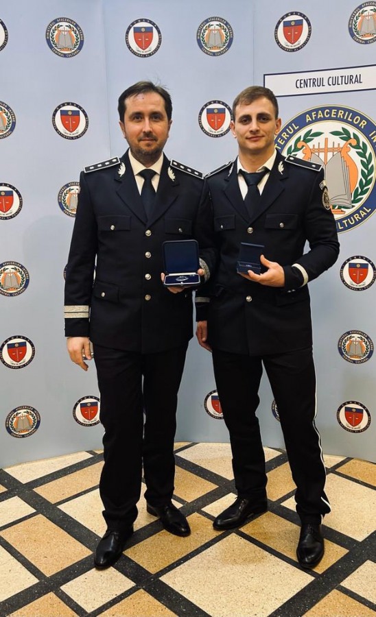 Cu prilejul Zilei Poliției Române: Doi polițiști maramureșeni au primit distincții onorifice din partea IGPR