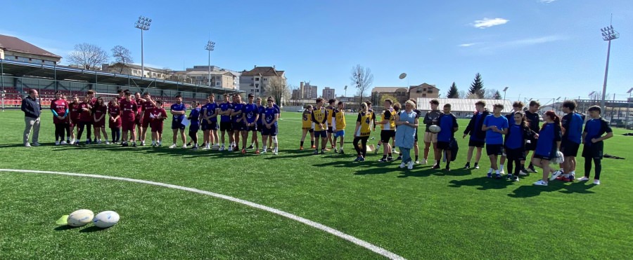 Echipa Colegiului ,,Aurel Vlaicu” Baia Mare va reprezenta județul la faza zonală a Olimpiadei Naționale a Sportului Școlar la S-Rugby Mixt