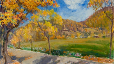 Tablouri semnate de artiști ai Școlii băimărene de pictură, expuse pentru vânzare la o licitație din Cluj-Napoca