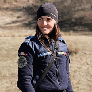 Diana Vancea, cea mai tânără jandarmeriță maramureșeană