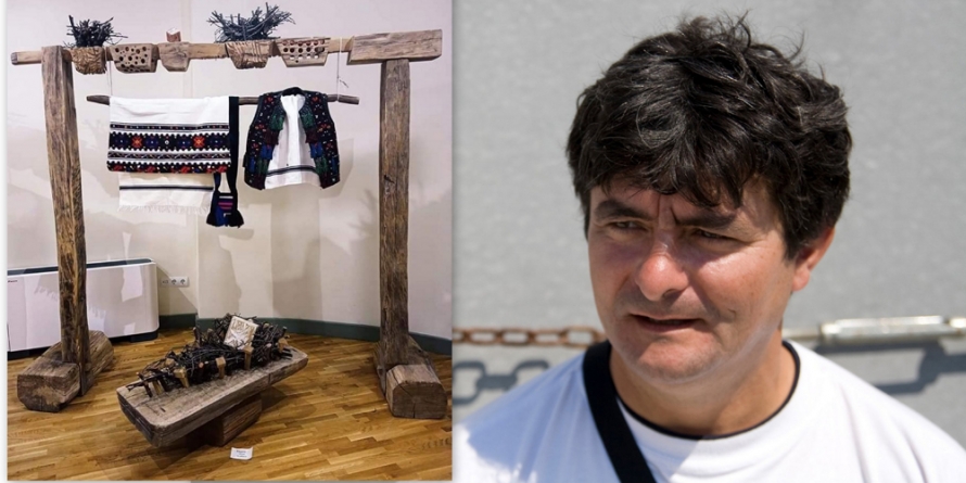 Sculpturi semnate de Ioan Pop Vereta, expuse la Centrul Cultural Pastoral din Sighetu Marmației