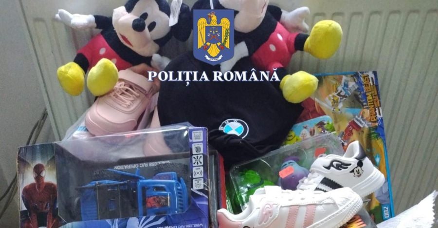 Articole vestimentare și jucării, confiscate în Maramureș
