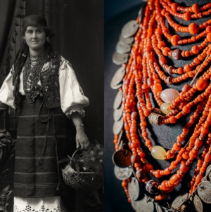 Despre „zgarda scumpă” din corali purtată în zona Maramureșului istoric; Costa cât două-trei perechi de boi