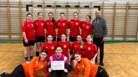Olimpiada Națională a Sportului Școlar la Handbal Fete: ”Anghel Saligny”, campioană a Județului Maramureș, la licee