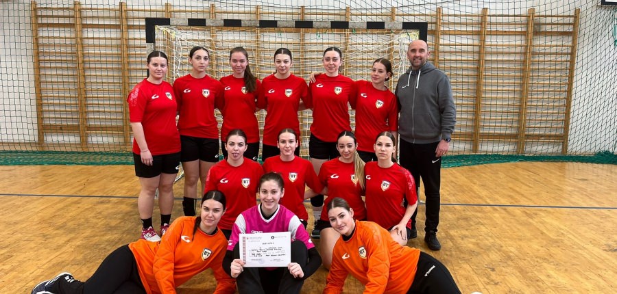 Olimpiada Națională a Sportului Școlar la Handbal Fete: ”Anghel Saligny”, campioană a Județului Maramureș, la licee